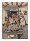 The Duchess Was Sitting on a Three-Legged Stool  Nursing a Baby