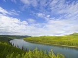 Liard River Near the Alaska Highway in Canada