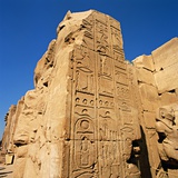 Hieroglyphics at Temple of Karnak
