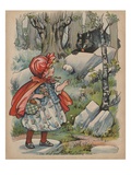 The Wolf Finds Little Red Riding Hood