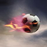 Flaming Soccer Ball