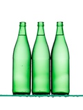 Three green bottles