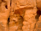 Eroded Sandstone Cliff With Holes