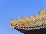 Traditional Decorative Roof Tiles in the Forbidden City