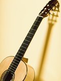 Guitar Leaning Against Wall
