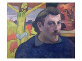 Self-Portrait with "The Yellow Christ"