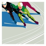 Group of People Speed Skating