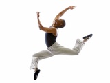 Ballet Dancer Mid-air in Jump