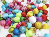 Colorful Christmas ornaments