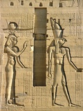 Detail of Isis and Horus from Sculptural Program of the Temple of Isis at Philae