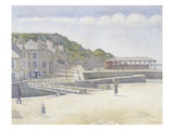 The Harbour and the Quays at Port-en-Bessin
