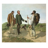 The Meeting or Good Day  Monsieur Courbet