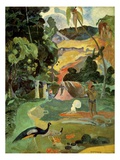 Landscape With Peacocks