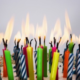 Burning Birthday Candles