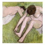 Two Bathers on the Grass