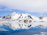Snow-Covered Mountains at Hornsund