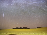 Star Trails Above Desert