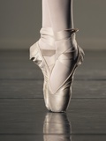 Feet of Ballet Dancer En Pointe