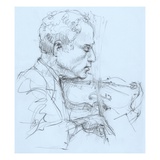 Illustration of a Violinist by Alexandra Day