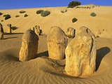 Limestone Pillars in Australian Desert