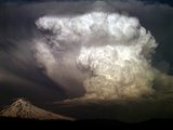 Thunderstorm over Mt Hood  Oregon