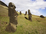 Moai at Rano Raraku on Easter Island