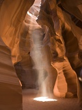 Ray of Sunlight on the Floor of Antelope Canyon