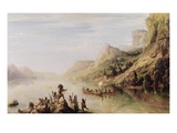 Jacques Cartier Discovering the St Lawrence River in 1535