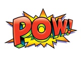 Comic Strip Fight Sound Pow