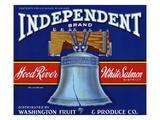 Independent Brand Fruit Crate Label