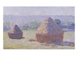 Haystacks  End of the Summer  Morning Effect