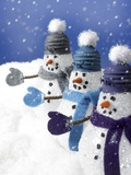 Snowmen in a Row