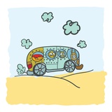 Animals and monsters in a bus