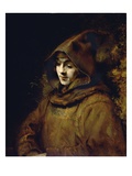 Portrait of His Son Titus  Dressed as a Monk
