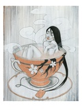 Woman Finding Comfort in Hot Tea