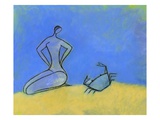 Woman and Crab