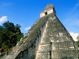 Temple I  The Great Plaza  Tikal National Park  Peten  Guatemala