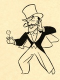 Magician in top hat
