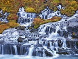 Waterfall Hraunfossar