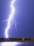 Lightning Striking an Apartment Complex