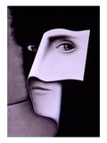 White Paper Face And Shadow