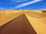 Sand dunes in Erg Admer in Algeria
