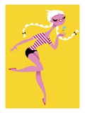 Young Woman in Hot Pants