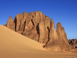 Eroded landscape in Tassili du Hoggar