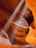 USA Arizona Upper Antelope Canyon Sunbeams