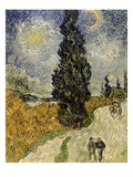 Road with Cypresses