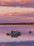 Sunset West River Causeway  West River  Prince Edward Island  Canada