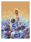 Football Players Celebrating