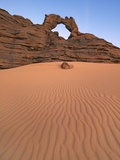 Eroded landscape in Tassili du Hoggar