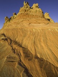 Layers of colorful sandstone at Coyote Buttes